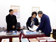 孫春蘭會(huì)長(zhǎng)到清華大學(xué)調(diào)研